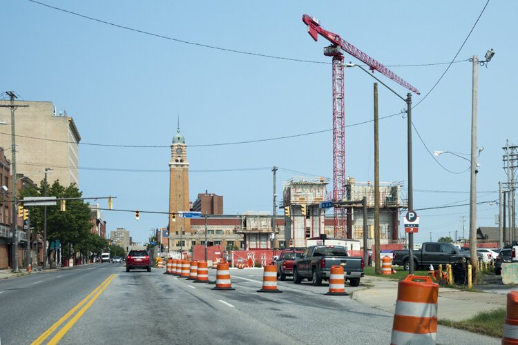 <span class="content-image-text">INTRO under construction in Ohio City.</span>