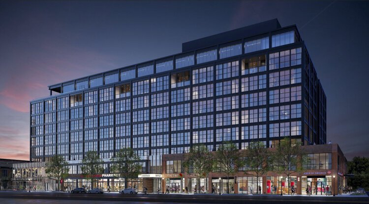 <span class="content-image-text">Rendering of the 115-foot tall, 288-unit residential property dubbed INTRO plans to ride the surge in Cleveland’s luxury real estate.</span>