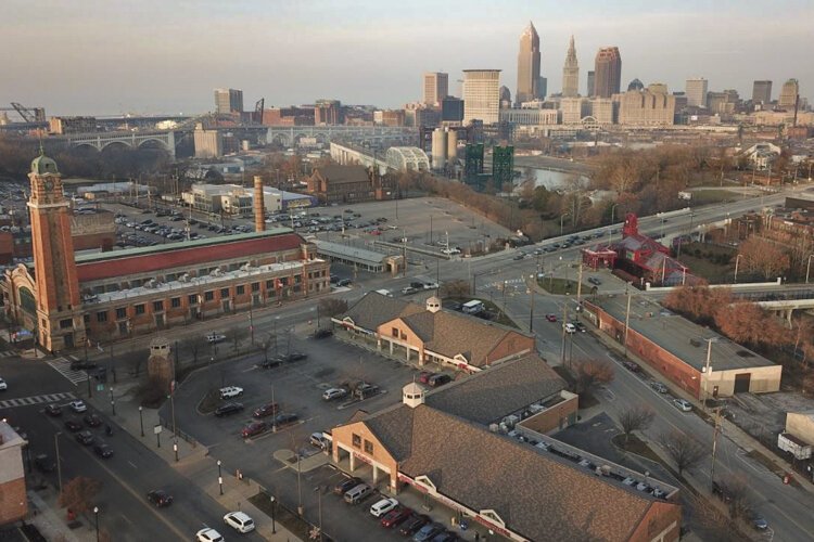 <span class="content-image-text">The site of the future INTRO in Ohio City before construction.</span>