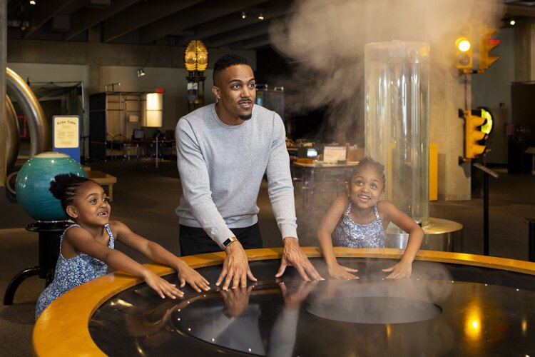 “We pulled out the big programs for a value-added weekend," says says Scott Vollmer, vice president of STEM learning for the Great Lakes Science Center.