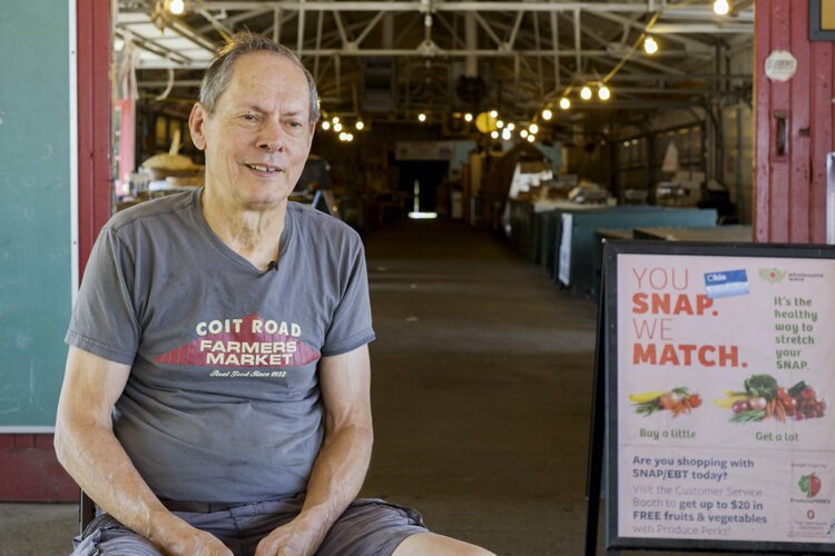 Joe Jerdonek with the Coit Road Farmers Market in a clip from "Cleveland Food Stories," discusses how the lack of healthy food contributes to wide disparities in life expectancy in Cleveland.