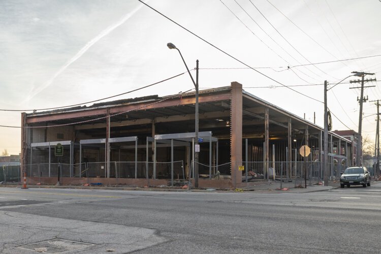 The old Steelman Building, now Saucy Brew Works, at 2885 Detroit Ave. in Hingetown