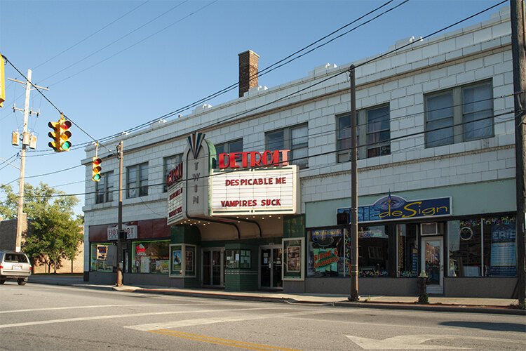 The Detroit Theater in Lakewood in 2010.