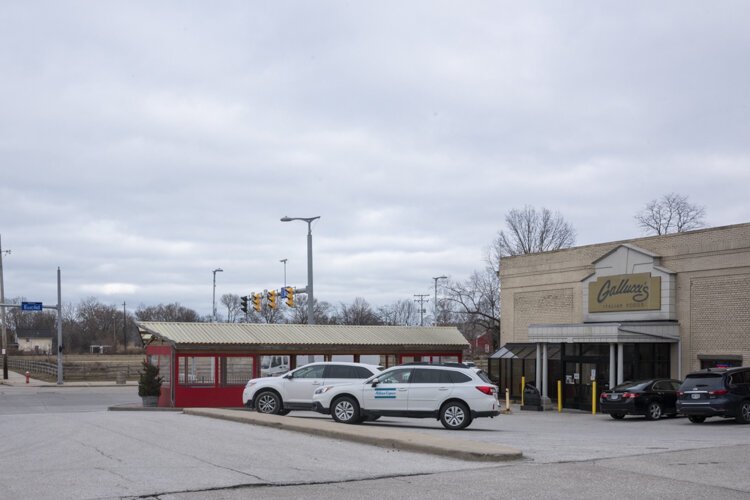 After the demolition of the seven-story industrial building at 6611 Euclid Ave. across the street from Gallucci's on Euclid Avenue.