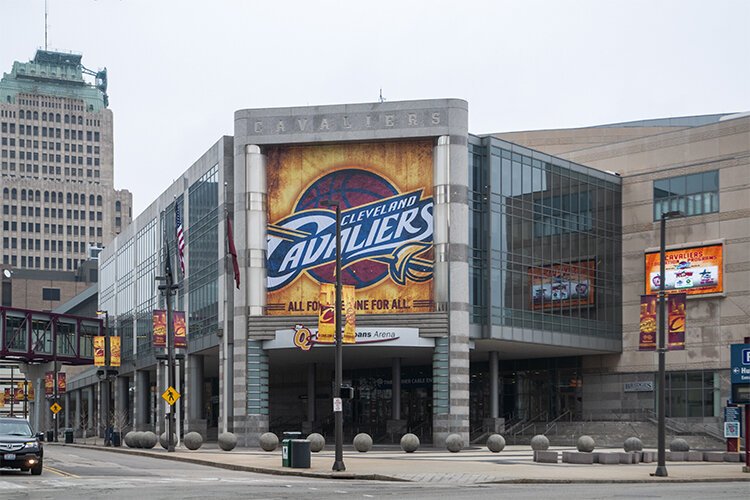 Quicken Loans Arena in 2012, now Rocket Mortgage FieldHouse