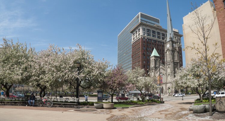 Cleveland Public Square in 2011