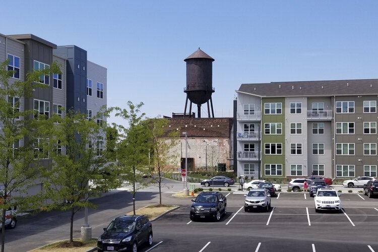 The Edison Apartments in Gordon Square today