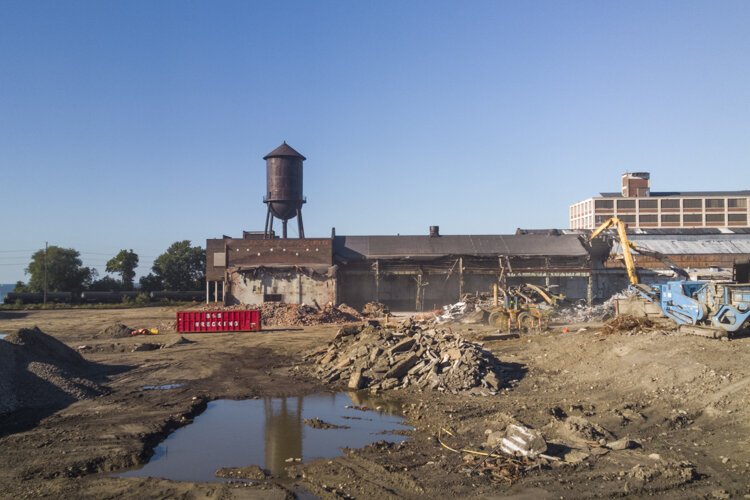 The Edison Apartments in Gordon Square before construction in 2015