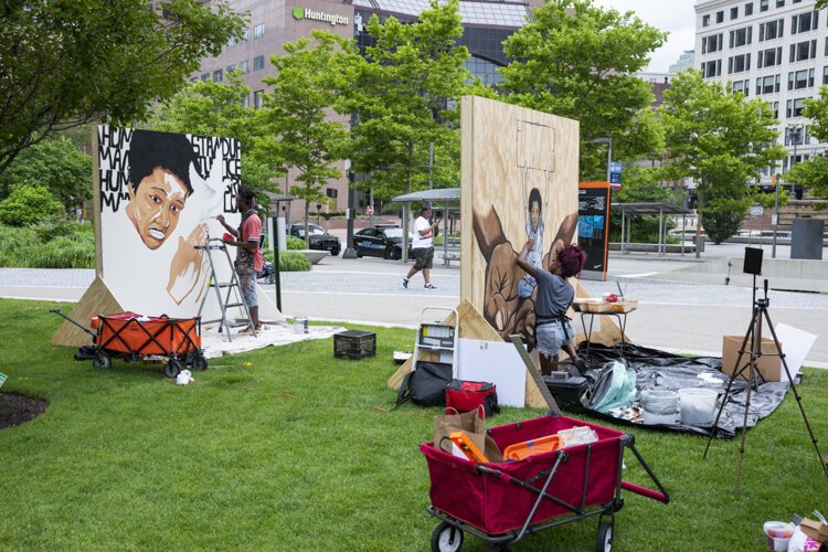 <span class="content-image-text">Nearly 20 art installations are set to appear from Public Square to North Coast Harbor—ideally producing peaceful debate around social justice.</span>