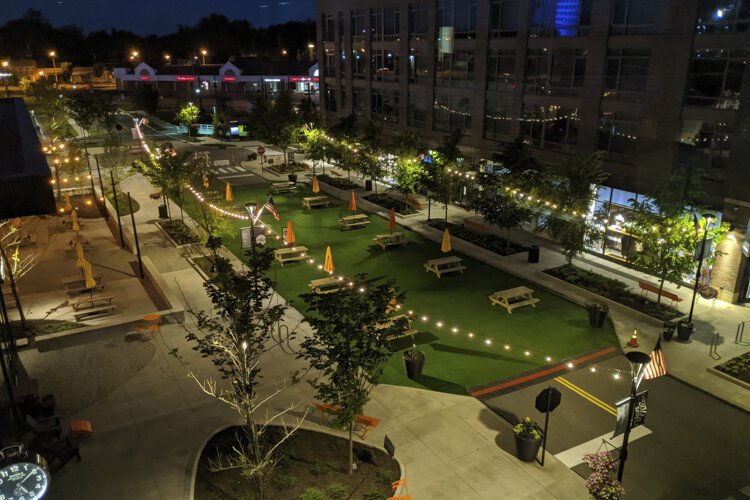 Some local cities, like Shaker’s Tuttle Road, have already implemented programs that allow restaurants and bars to expand into public spaces.