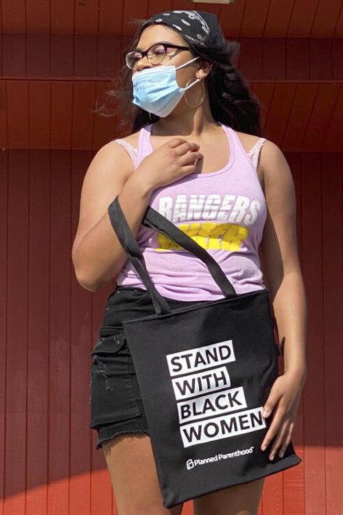 Student-organized Lakewood Kneel In at Lakewood Park.