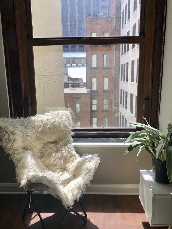 Ian Meadows has joined the migration of young adults living in downtown Cleveland.