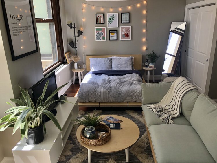 Ian Meadows moved in this month to his first post-college apartment.