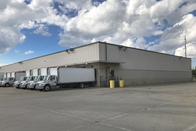 GOJO Industries is expanding sanitizer production in this 320,000-square-foot facility, at 5700 S. Lee Road in Maple Heights.