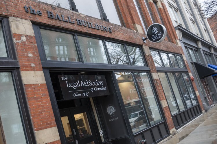 Legal Aid Society of Cleveland in the Ball Building on W. 6th Street downtown.