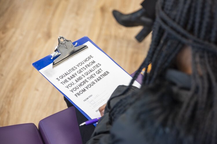 The program is a way for the mommies-to-be to share learning experiences and to be involved in their own care.