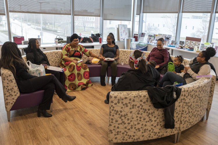Participants in the University Hospitals Rainbow Center for Women and Children’s CenteringPregnancy.