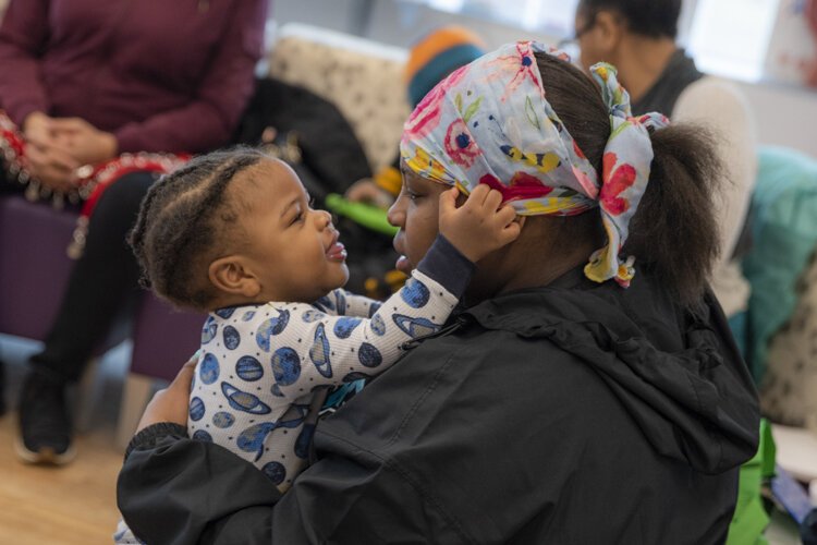 Germany, who is studying optical technology at Cuyahoga Community College, became pregnant a second time and immediately called to inquire about going through CenteringPregnancy again and was welcomed back.