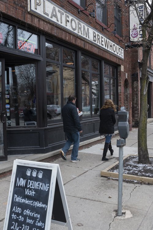 Platform Beer Co. offers beer delivery to limited locations in Cleveland and also for pick-up.