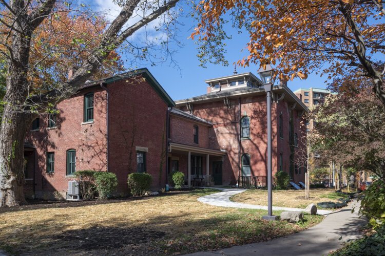 The Cozad–Bates House historic landmark , is the oldest and only surviving pre-Civil War structure built around 1853, in University Circle, Cleveland, Ohio.