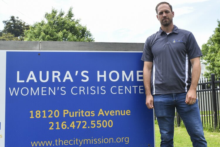 Michael Hahn, shelter manager at Laura's Home Women's Crisis Center