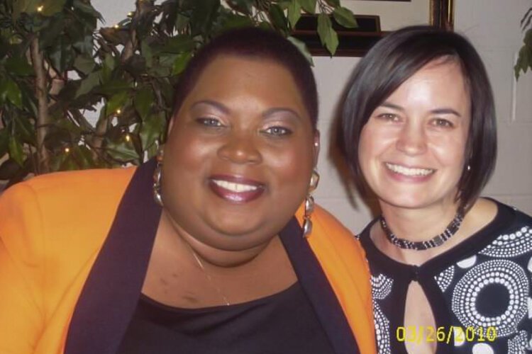 La’Tanya and her donor, Christy Crocker.