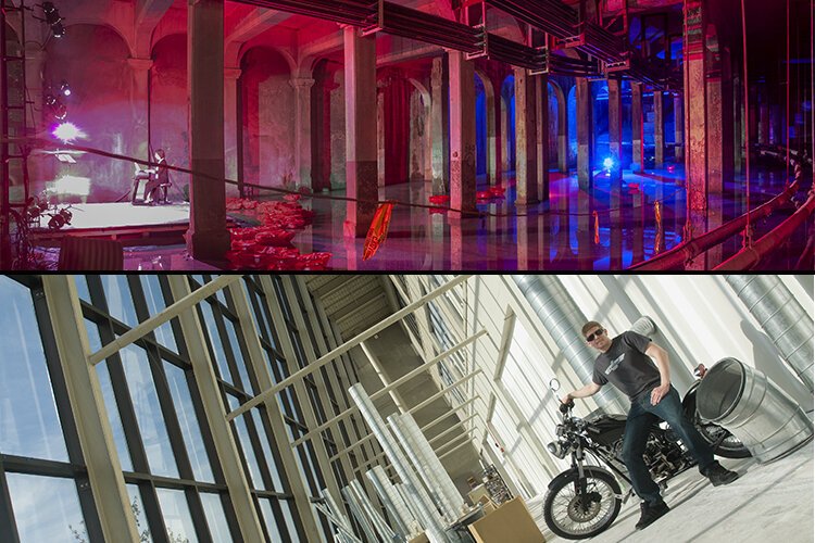 Top: Our very first mast in September 2010 - Ingenuity Fest -- Bottom: October 2010 - Scott Colosimo of Cleveland CycleWerks