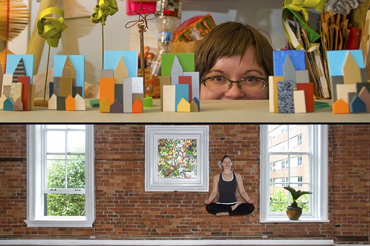 Top: April 2011 – Nicloe McGee of Collective Upycle  -- Bottom: June 2011 – Theresa Gorski of Vision Yoga
