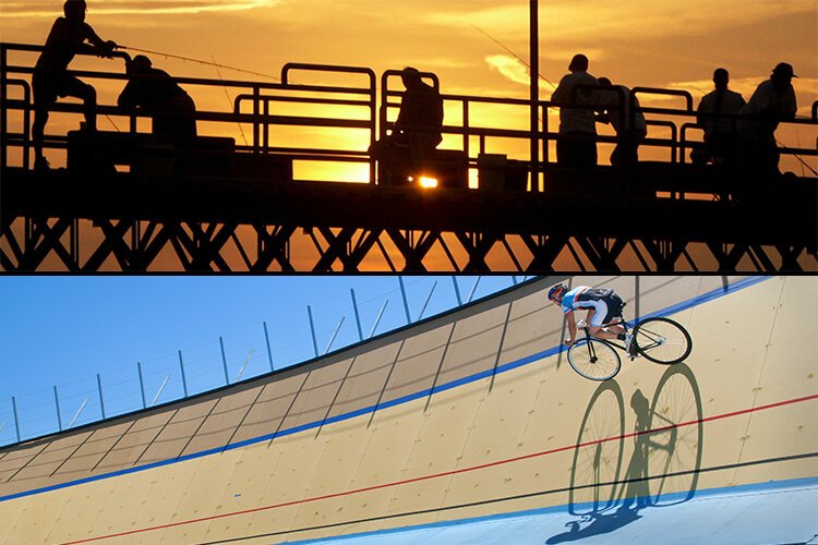 Top: July 2012 – Edgewater Park -- Bottom: August 2012 – Cleveland Veledrome