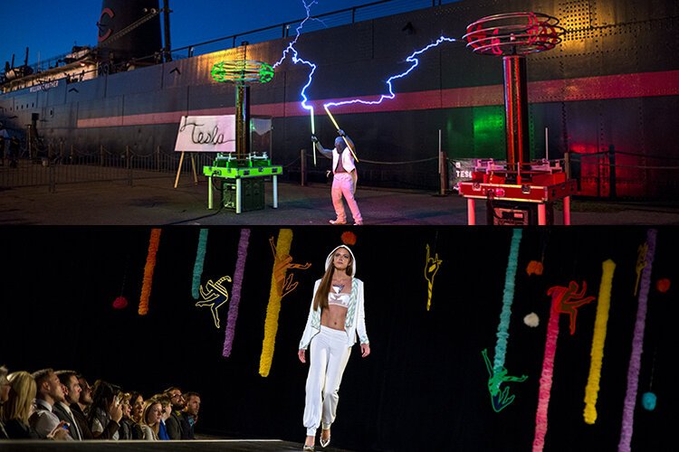 Top: October 2014 – Ingenuity Fest -- Bottom: November 2014 – Hullabaloo 3, Yellowcake Fashion Event