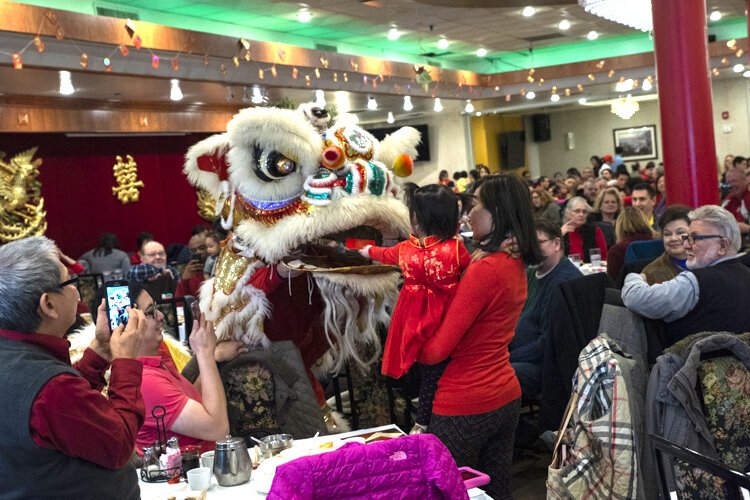 Kwan Lion Dance for Chinese New Year 2018