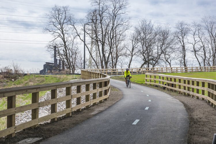 Stage Three section of the Towpath Trail.