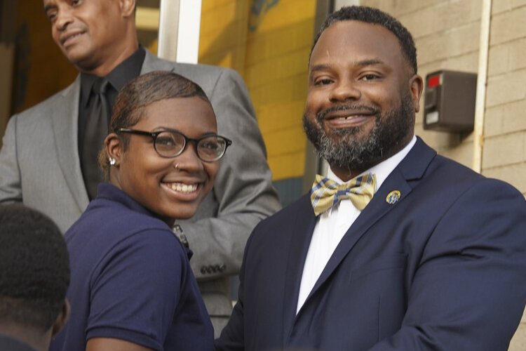 Superintendent Jolly welcomes scholars and staff to their first day of school in 2019.