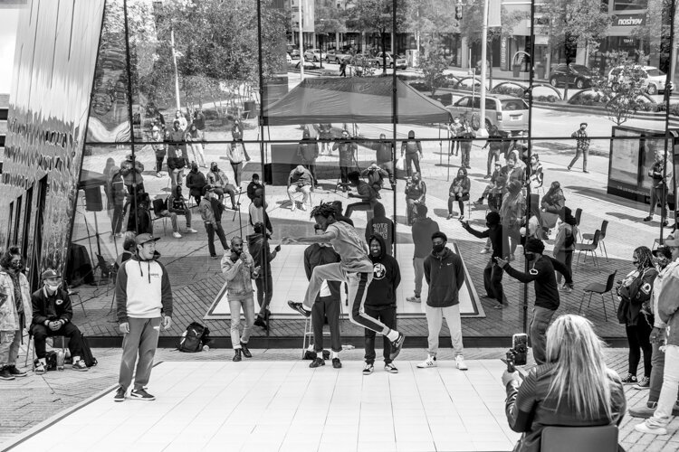 10K Movement dance battle held at MOCA in early 2021