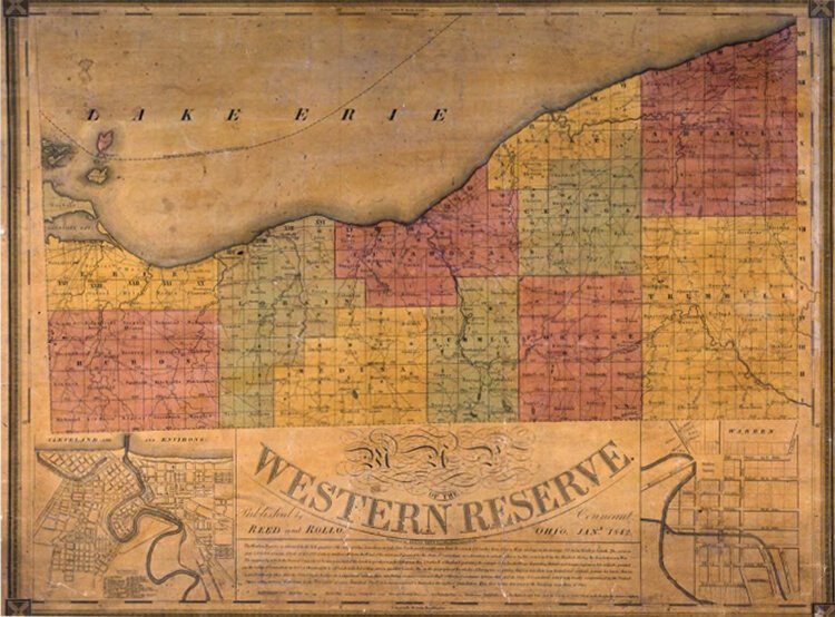 Map of the Western Reserve 1842