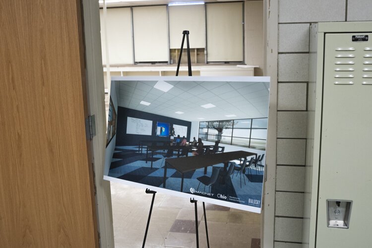 Inside MAGNET’s soon-to-be home at the corner of East 63rd Street and Chester Avenue, a former elementary school.