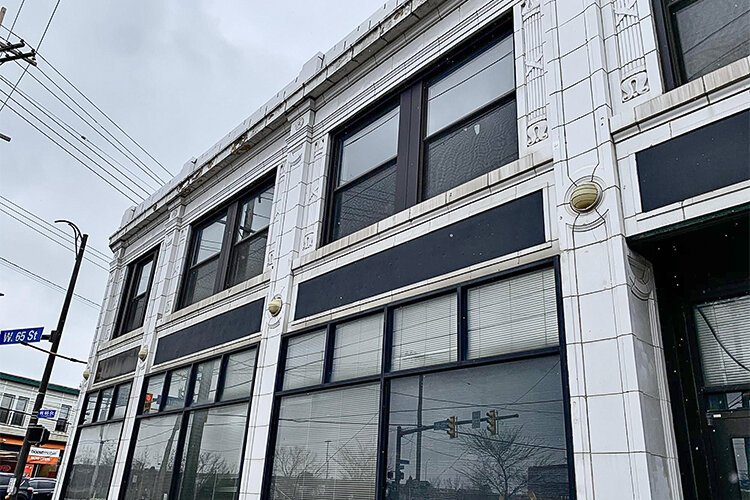 <span class="content-image-text">Exterior shot of the former Lorraine Medical Supply Building, which stands at the corner of Lorain Avenue and West 65th.</span>