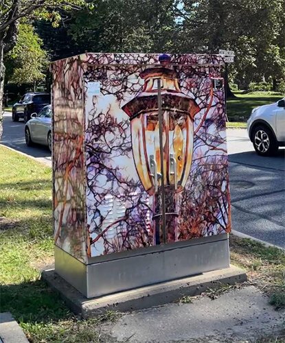 "Shaker Street Lamp" by Allison Wooley