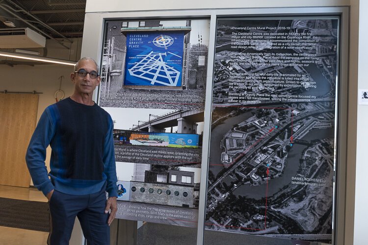 Artist Dan Rothenfeld at the LGBT Center of Greater Cleveland