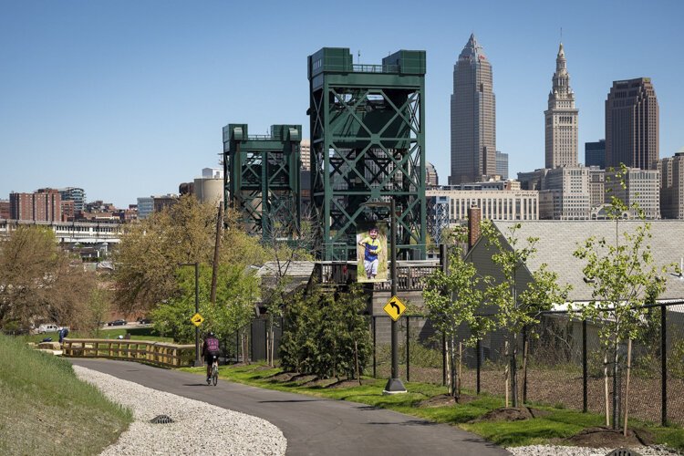 <span class="content-image-text">Along with boasting an enormous green footprint, Cleveland Metroparks over the last three years has built or rehabbed 27 miles of trails, enhancing direct connectivity to 49 communities.</span>