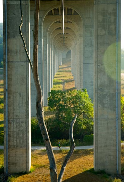 Ohio & Erie Canal Towpath Trail Beneath Interstate 80 near Peninsula