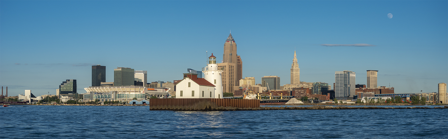 Summertime on the Cleveland shoreline