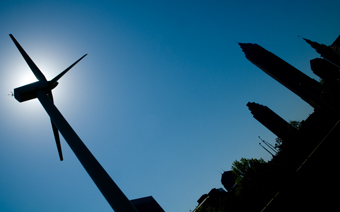 Cleveland Wind Turbine - Photo Bob Perkoski