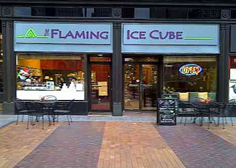 Flaming Ice Cube