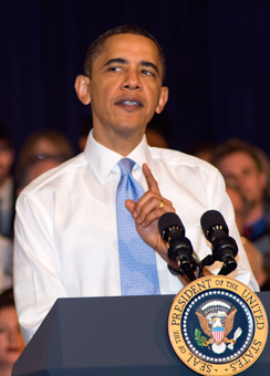 President Obama - Photo Bob Perkoski