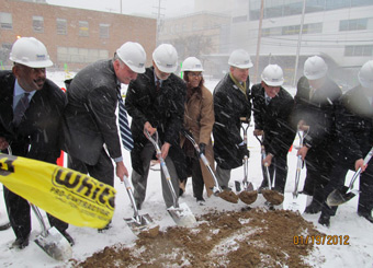 Marriot groundbreaking