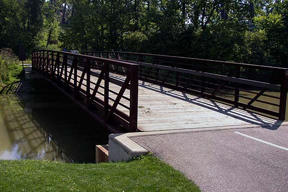 Example of what the new bridge over Mill Creek will look like