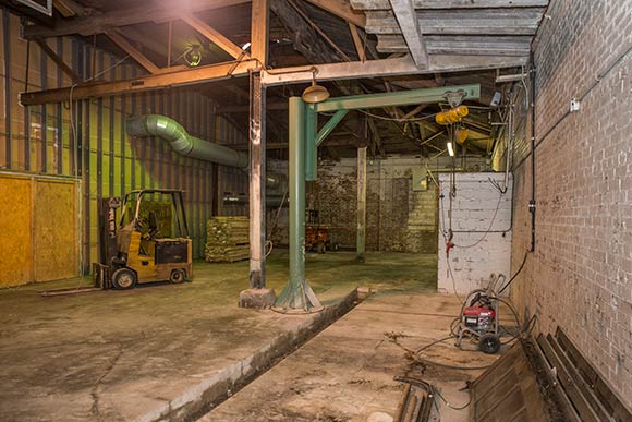 The area where the brewery will be