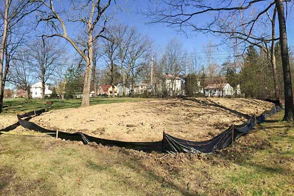 Future site of pump track in South Euclid’s Bexley Park