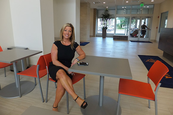 Lori Reynolds, regional property manager for the Finch Group